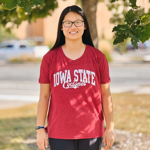 Chicka-D Women's Iowa State Cyclones Cardinal T-Shirt
